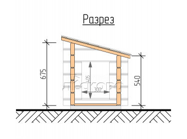 Будка серия "КД" 0.5х0.7